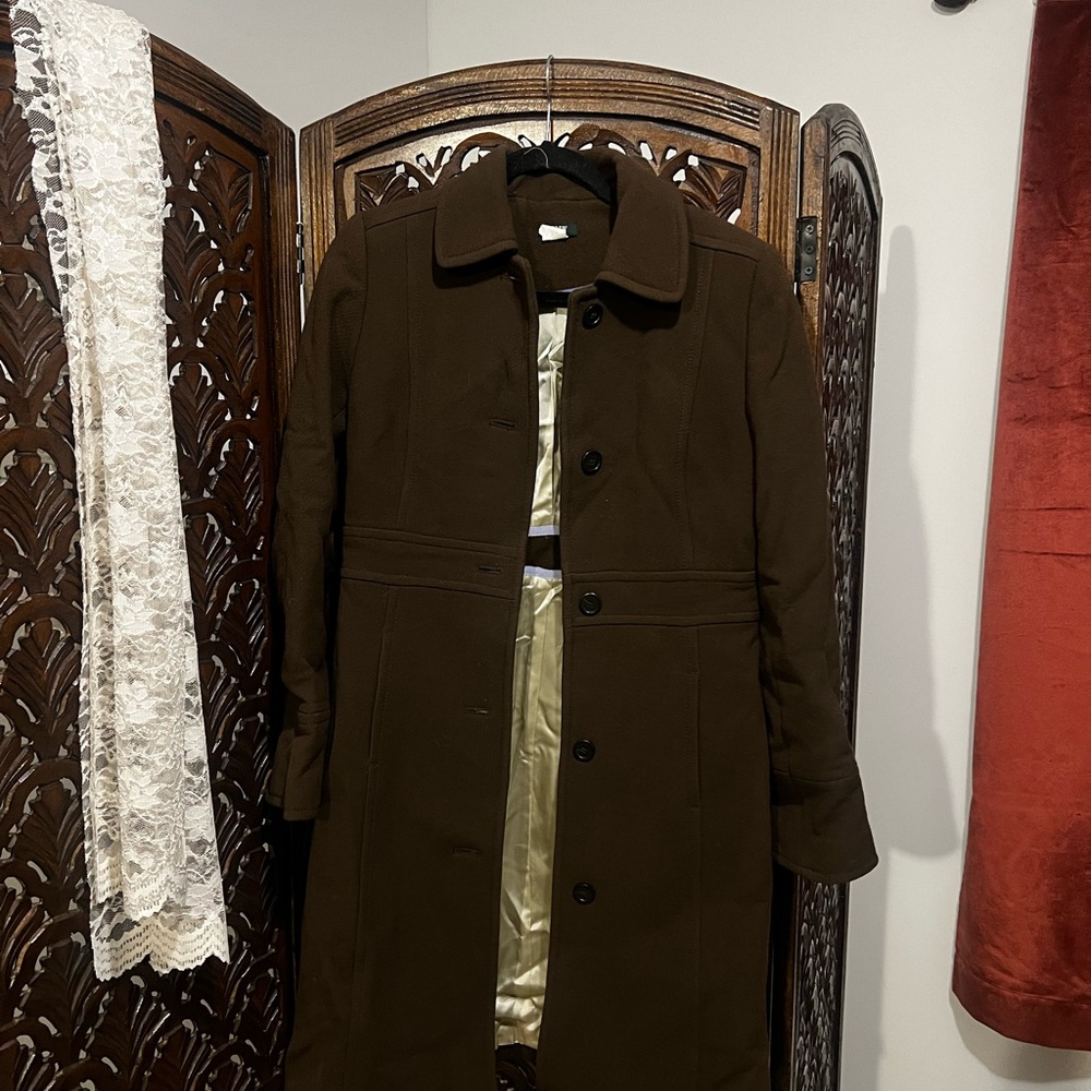 Jcrew wool thinsulate day coat Brown Women's Coat